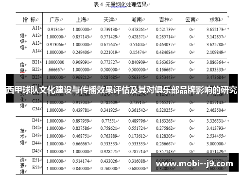西甲球队文化建设与传播效果评估及其对俱乐部品牌影响的研究 西甲球队文化建设与传播效果评估及其对俱乐部品牌影响的研究